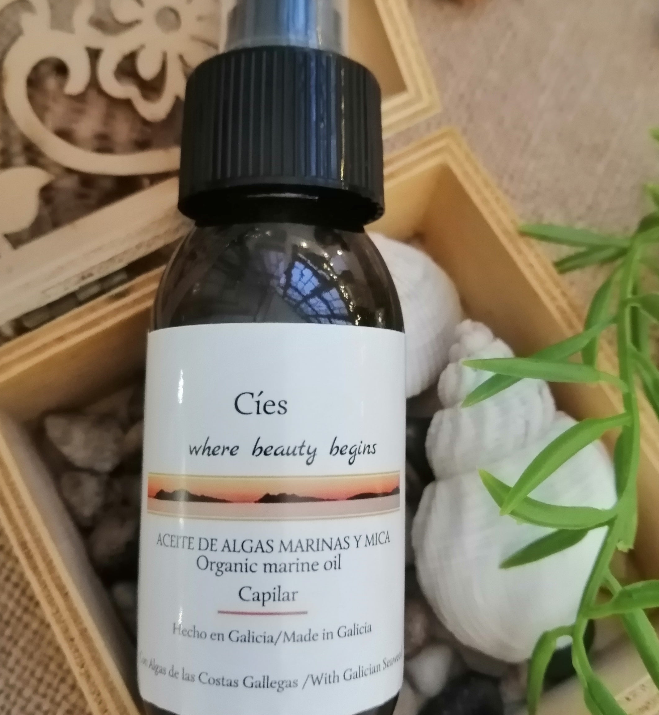 Cíes - Aceite Capilar de Algas Marinas y Mica